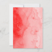 Exotic Red Hibiscus Flower Art Vrijgezellenfeest Kaart (Achterkant)