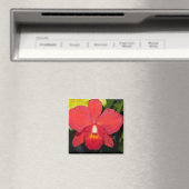Exotic Red Orchid Magneet (Insitu (Vaatwasser))