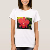 Exotic Red Orchid T-shirt (Voorkant)