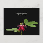 Exotic Red Passion-Flower Collectible Briefkaart (Voorkant)