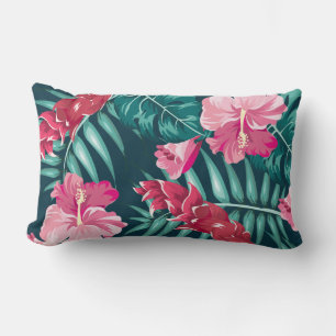 Exotic roze Flowers design Kussen