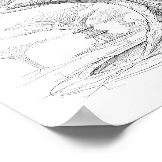 Exotic Sci-Fi Art: Alien Bio-Dome Hydroponic Poster (Hoek)