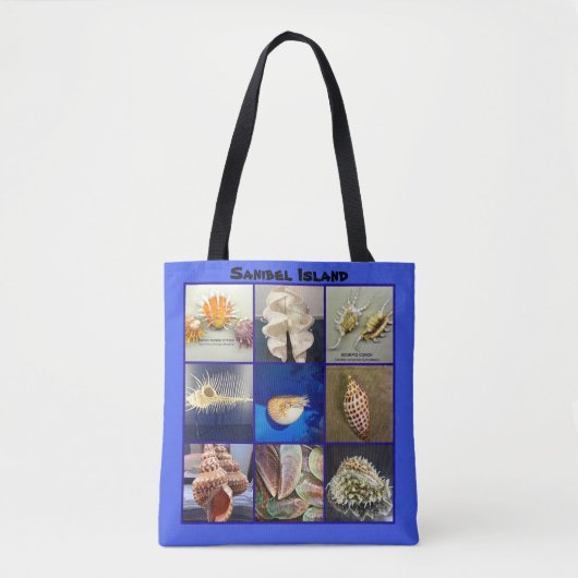 Exotic SeaShell Photography Sanibel Island Florida Tote Bag (Voorkant)