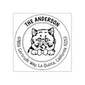 Exotic Short Hair Cat Retouradres Rubberstempel (Afrduk)