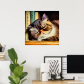 Exotic Shorthair Cat Poster (Thuiskantoor)