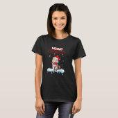 Exotic Shorthair Christmas Cute Cat T-shirt (Voorkant volledig)