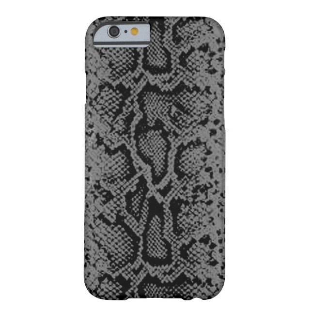 Exotic Snakeskin-patroon | Koolsteengrijs Case-Mate iPhone Case (Achterkant)