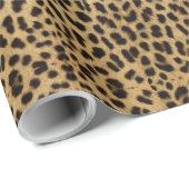Exotic Spotted Leopard Animal Print Cadeaupapier (Rol Hoek)