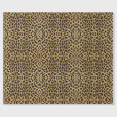 Exotic Spotted Leopard Animal Print Cadeaupapier (Vlak)