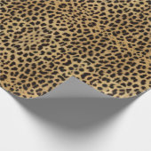 Exotic Spotted Leopard Animal Print Cadeaupapier (Hoek)