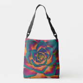 "Exotic Succulent Pop Art" Crossbody Tas (Achterkant)