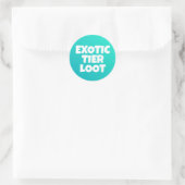 Exotic Tier Loot Gamer Ronde Sticker (Tas)