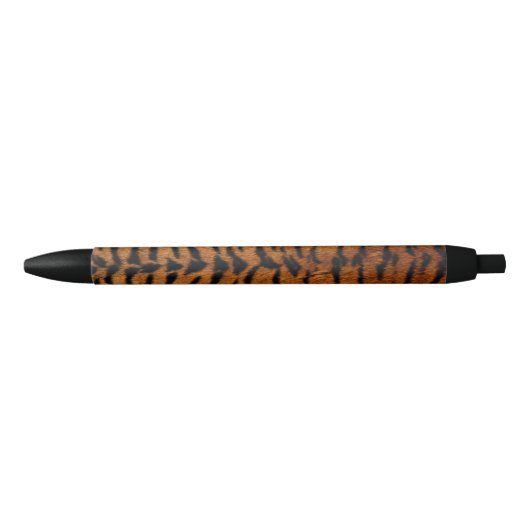 Exotic Tiger Stripe Pattern Zwarte Inkt Pen (Voorkant)