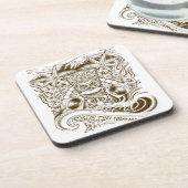 Exotic Tiki Island Podcast Drink Coasters Bier Onderzetter (Linkerzijde)