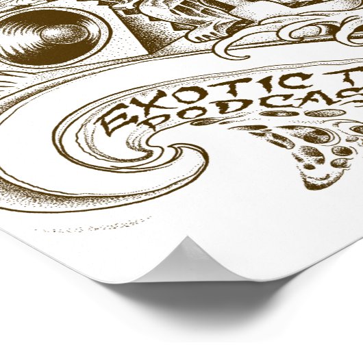 Exotic Tiki Island Podcast Poster (Hoek)