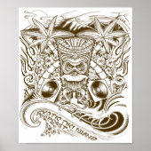 Exotic Tiki Island Podcast Poster (Voorkant)
