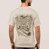 Exotic Tiki Island Podcast Womens Tee Shirt (Achterkant)