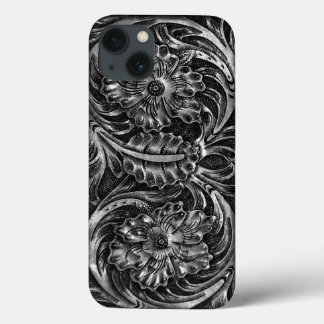 Exotic Tooled Leather Look | Kwartaal iPhone 13 Hoesje