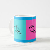 Exotic Toucan Illustration Multi-Color Coffee Mug Koffiemok (Voorkant links)
