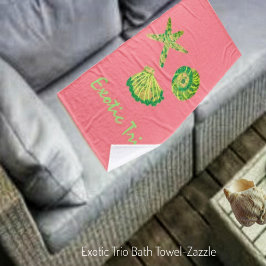 Exotic Trio Badhanddoek