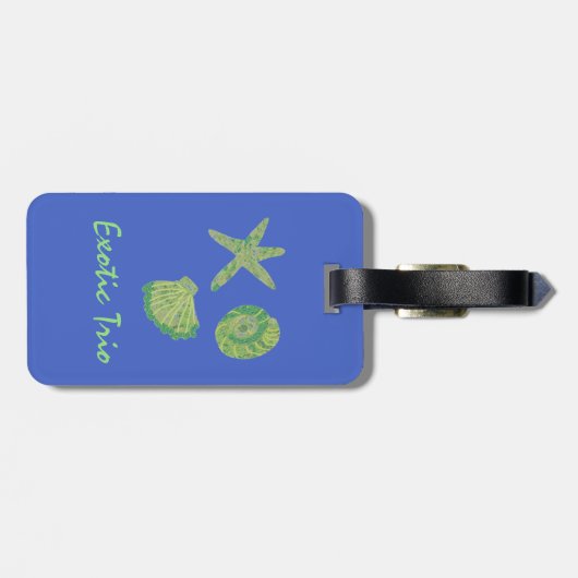 Exotic Trio Bagagelabel (Achterkant horizontaal)