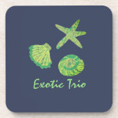 Exotic Trio Bier Onderzetter (Voorkant)