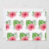 Exotic Tropical Beach Photo Weddenschap Save The Date (Achterkant)