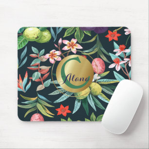 Exotic Tropical Floral Paradise Monogram Muismat