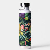 Exotic Tropical Floral Paradise Monogram Waterfles (Rechts)