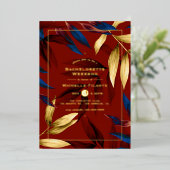 Exotic Tropical Forest Bachelorette Weekend Folie Uitnodiging (Staand Voorkant)