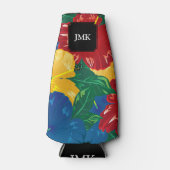 Exotic Tropical Hibiscus - Monogram Flesjeskoeler (Voorkant)