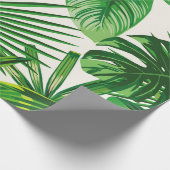 Exotic tropical natural green leaves composition o cadeaupapier (Hoek)