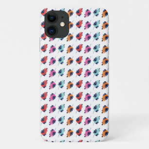 Exotic Tropical Summer Palms Leaves Pattern Case-Mate iPhone Case