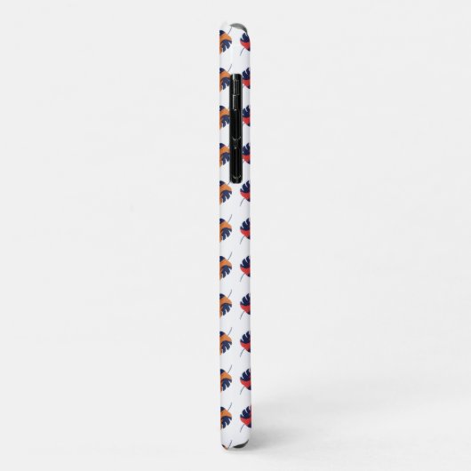 Exotic Tropical Summer Palms Leaves Pattern Case-Mate iPhone Case (Achterkant/links)