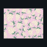 Exotic White aardberies Love Romance Friendship Briefkaart<br><div class="desc">Kijk eens naar deze zoete en kleurrijke kunst,  met de hand die ik voor je gemaakt heb! Voel je vrij om je eigen tekst toe te voegen of de kleuren te wijzigen. Bezoek mijn winkel voor meer!</div>