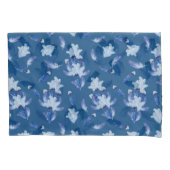 Exotic-White Parrot Blue tone Feathers Repeeert Kussensloop (Voorkant)