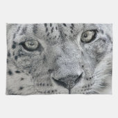 Exotic White Snow Leopard Theedoek (Horizontaal)