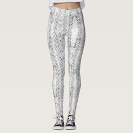 Exotic White Viper Snakeskin Leggings