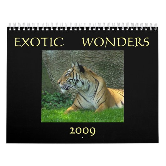 Exotic Wonders 2009 Kalender (Hoes)