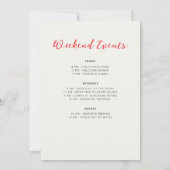 Exotic Wood Wildflower Wreath vrijgezellenfeest Kaart (Achterkant)