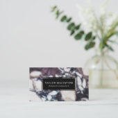 Exotic Wow Factor Marble Pattern Visitekaartje (Staand voorkant)