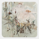 “Exotics at Play” by A Duncan Carse Vierkante Sticker (Voorkant)