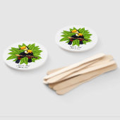 ExoticToucan Duo-naam en -datum Handwaaier (Niet-gemonteerd)