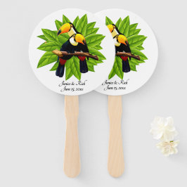 ExoticToucan Duo-naam en -datum Handwaaier