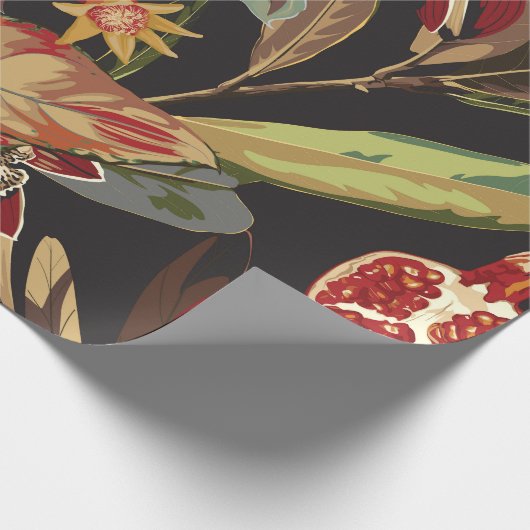 Exotisch abstract oerwoud. cadeaupapier (Hoek)