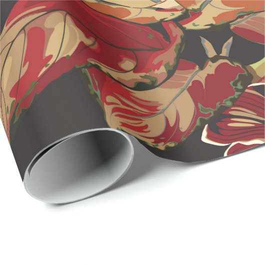 Exotisch abstract oerwoud. cadeaupapier (Rol Hoek)