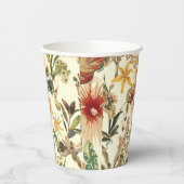 Exotisch abstract oerwoud. papieren bekers (Links)