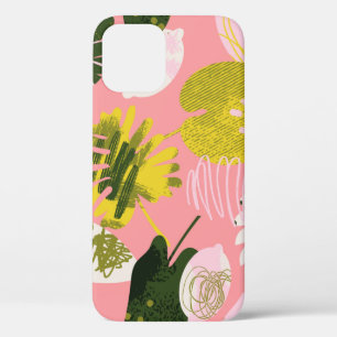 Exotisch abstract tropisch patroon met heldere kle Case-Mate iPhone case