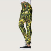 Exotisch Bloemenparadijs met Cactus Leggings (Links)