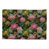 Exotisch Bloemmotief BOHO Chic Tropisch Gebladerte Kussensloop (Achterkant)